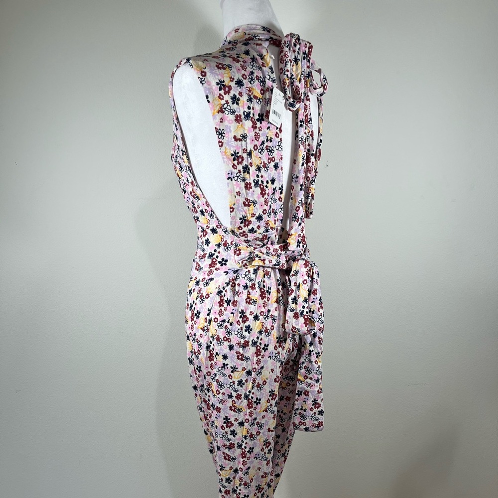 NWT Free People Vibe Check Tie Waist Jumpsuit - Picture 2 of 9